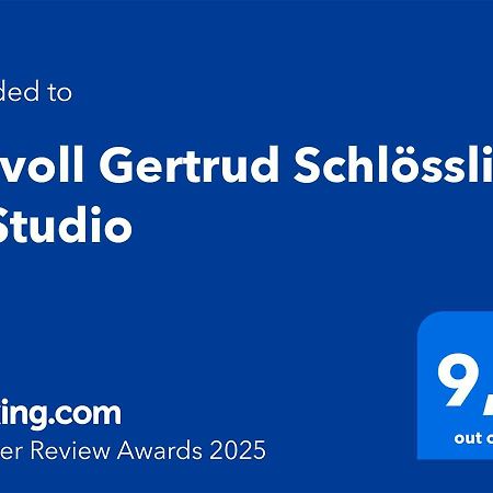 Stilvoll Gertrud Schloessli 1 Zi Studio St. Gallen Bagian luar foto