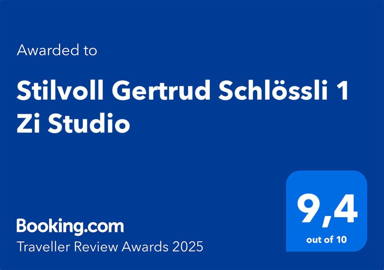 Stilvoll Gertrud Schloessli 1 Zi Studio St. Gallen Bagian luar foto